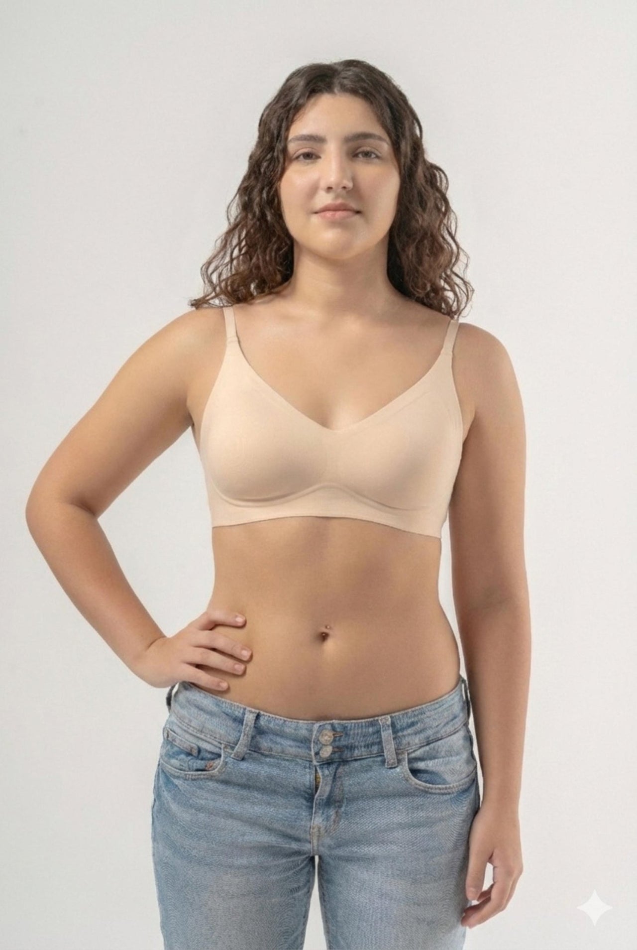 V - Neck Soft Bra - Soft Essentials
