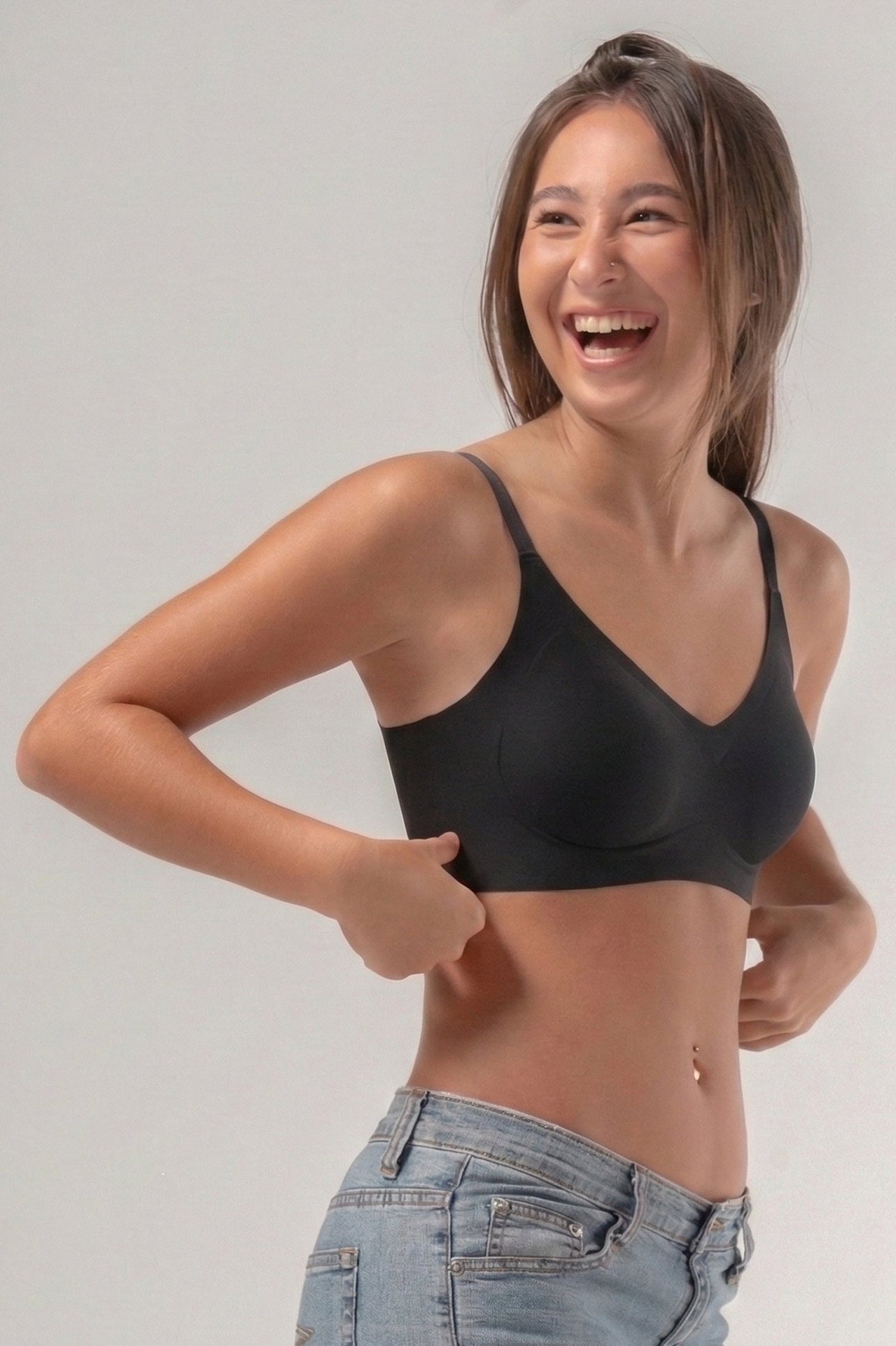 V - Neck Soft Bra - Soft Essentials